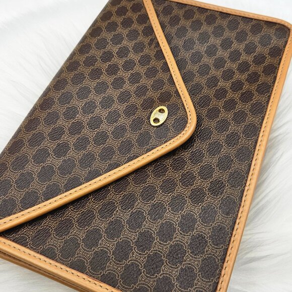 Céline  Macadam Triompe Leather Pochette - Picture 7 of 17